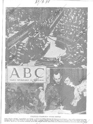 ABC MADRID 27-03-1938 página 1