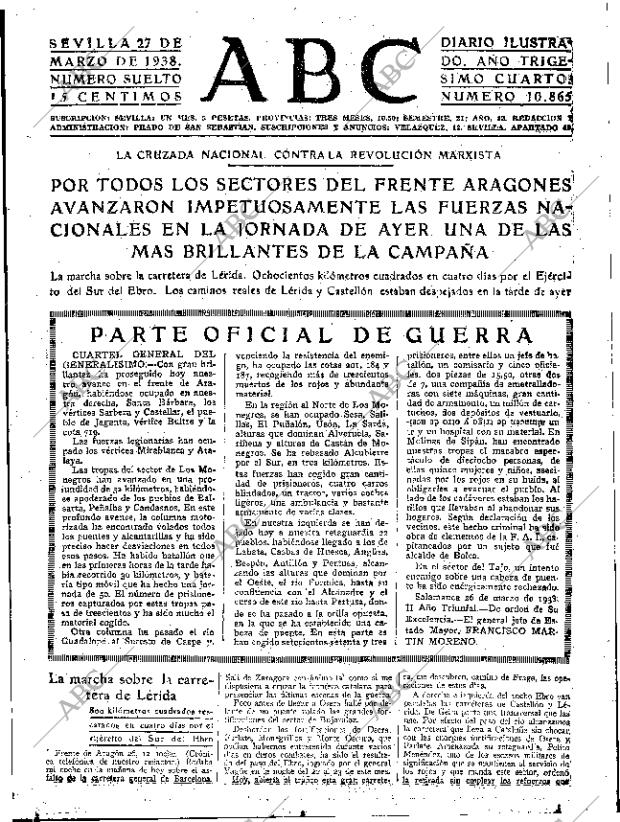 ABC SEVILLA 27-03-1938 página 5