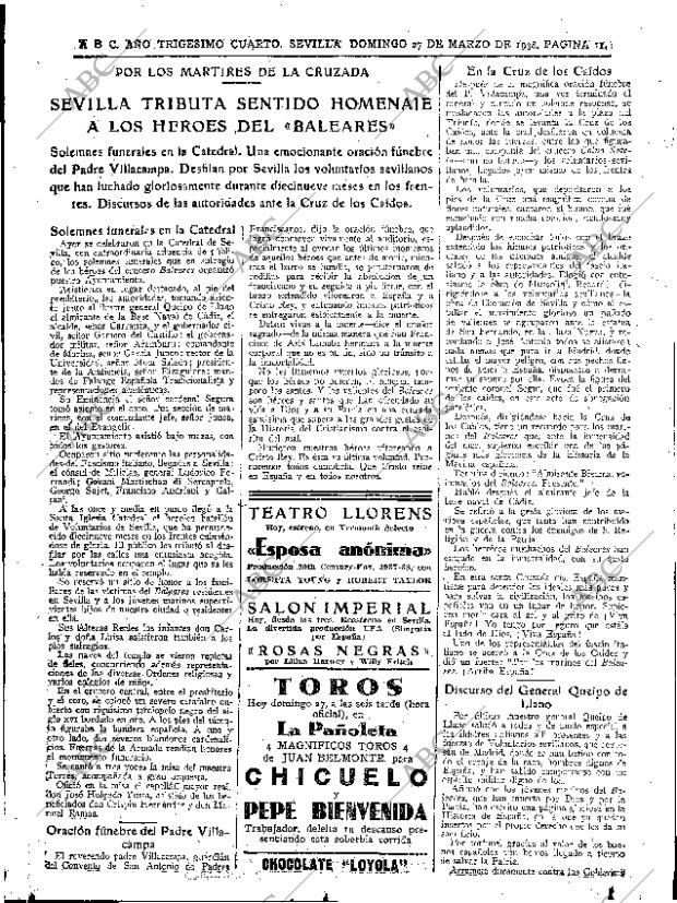 ABC SEVILLA 27-03-1938 página 9