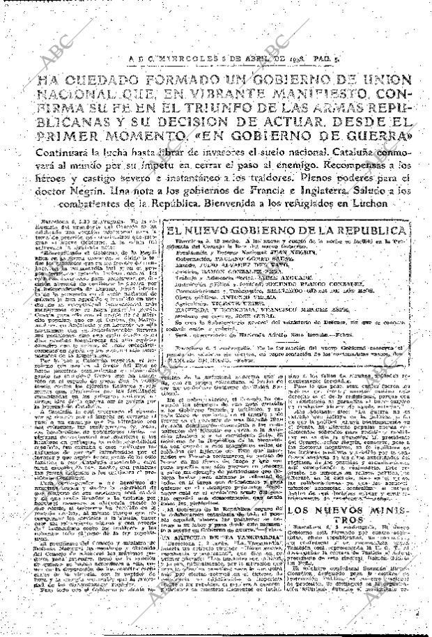 ABC MADRID 06-04-1938 página 5