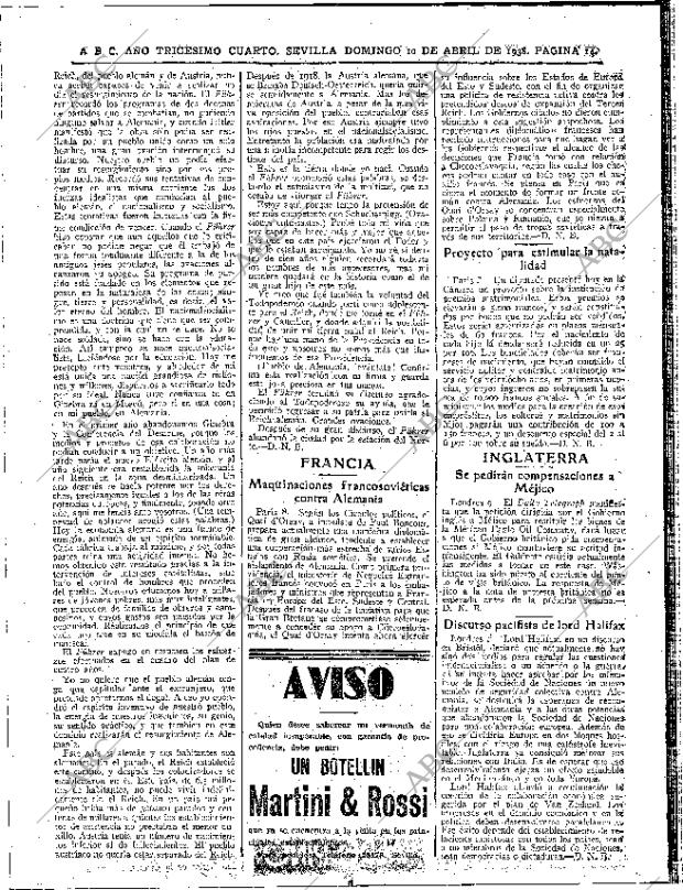 ABC SEVILLA 10-04-1938 página 12