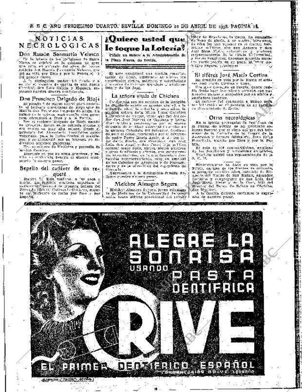 ABC SEVILLA 10-04-1938 página 14