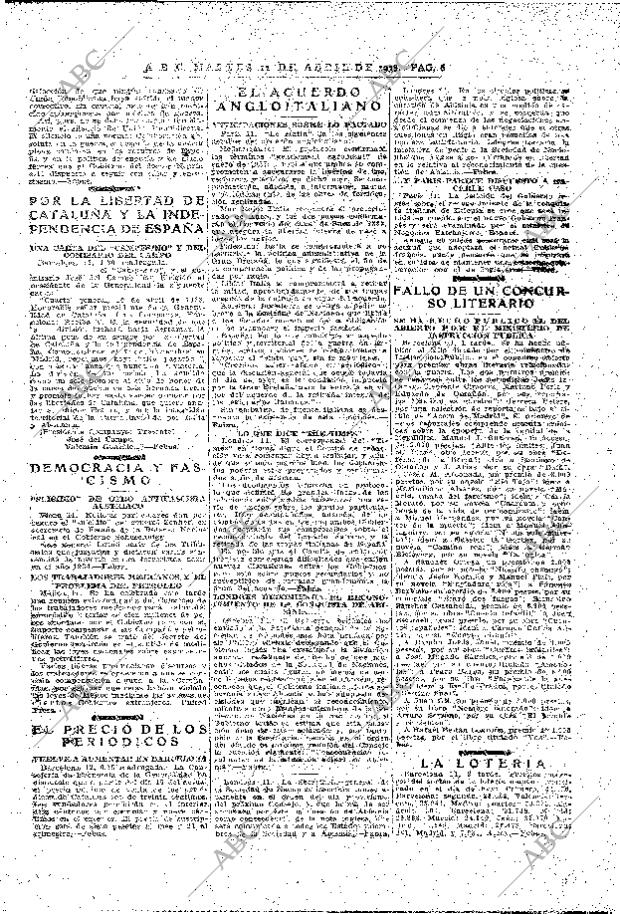 ABC MADRID 12-04-1938 página 6