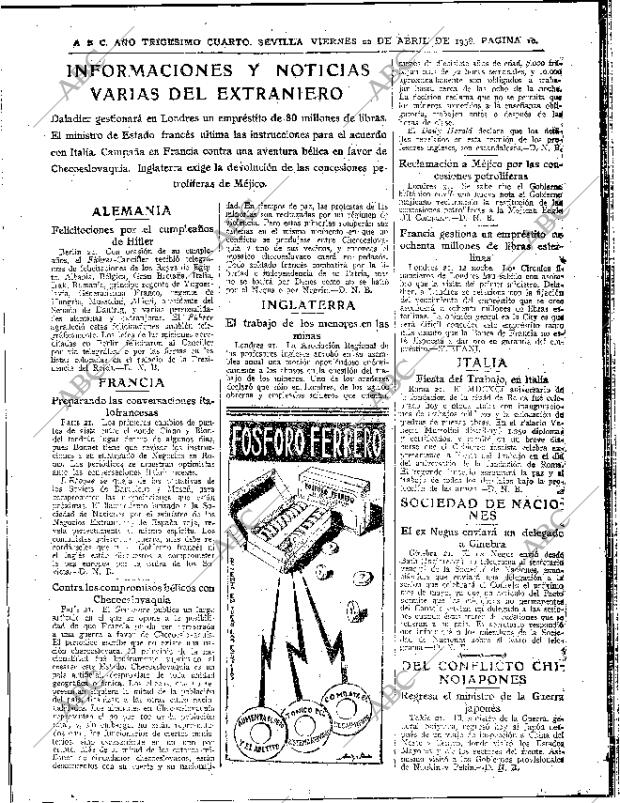 ABC SEVILLA 22-04-1938 página 10