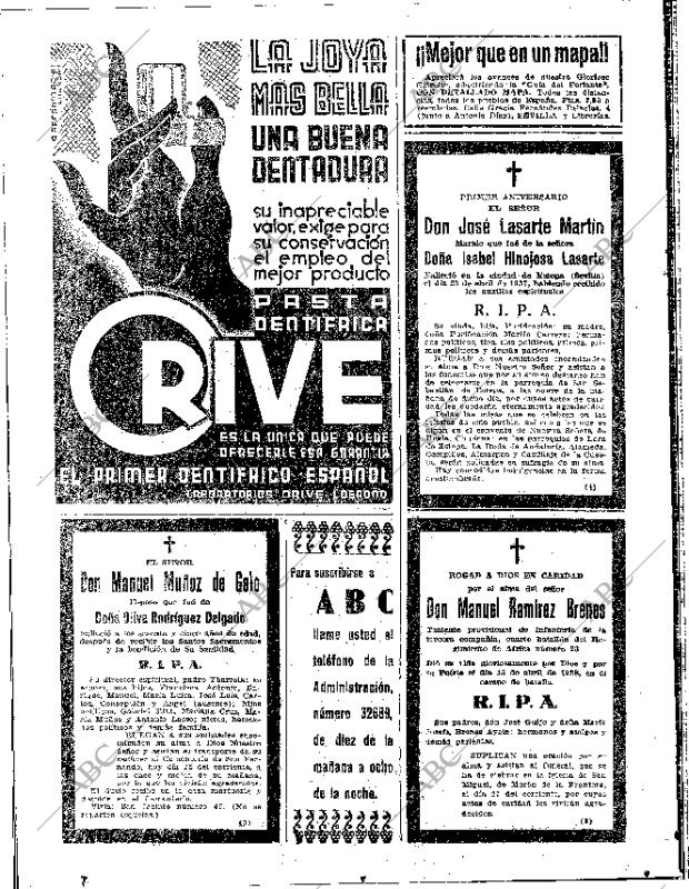 ABC SEVILLA 22-04-1938 página 20