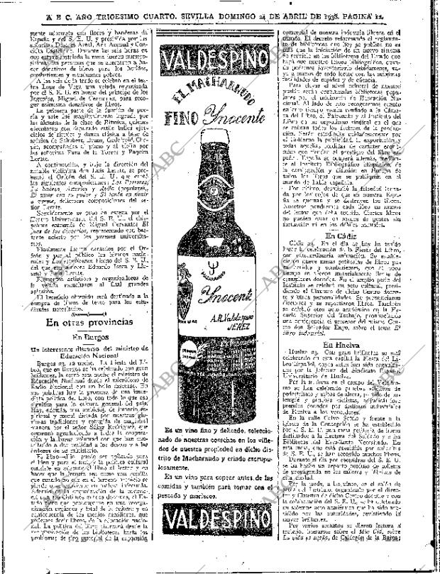 ABC SEVILLA 24-04-1938 página 12