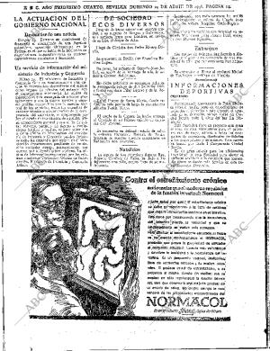 ABC SEVILLA 24-04-1938 página 14