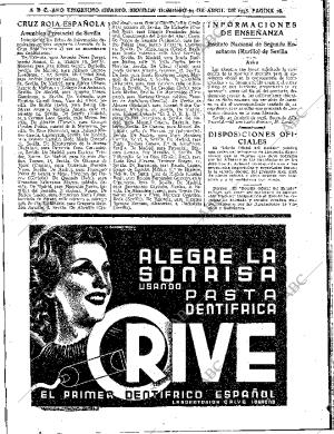 ABC SEVILLA 24-04-1938 página 16