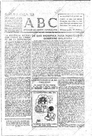 ABC MADRID 26-04-1938 página 2