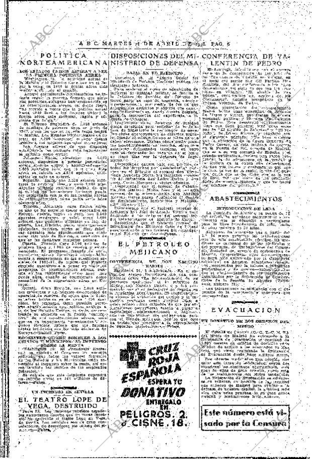 ABC MADRID 26-04-1938 página 6