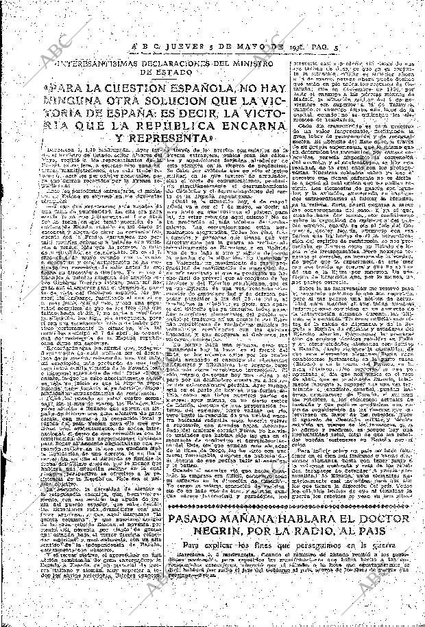 ABC MADRID 05-05-1938 página 5