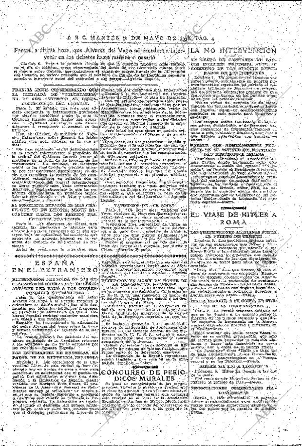 ABC MADRID 10-05-1938 página 4