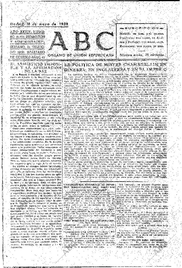 ABC MADRID 18-05-1938 página 2