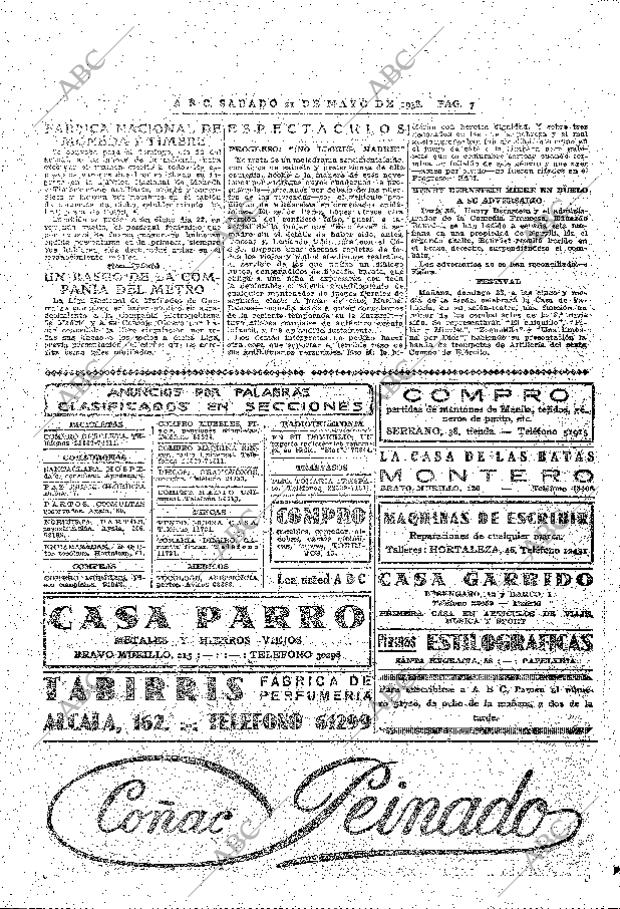 ABC MADRID 21-05-1938 página 7