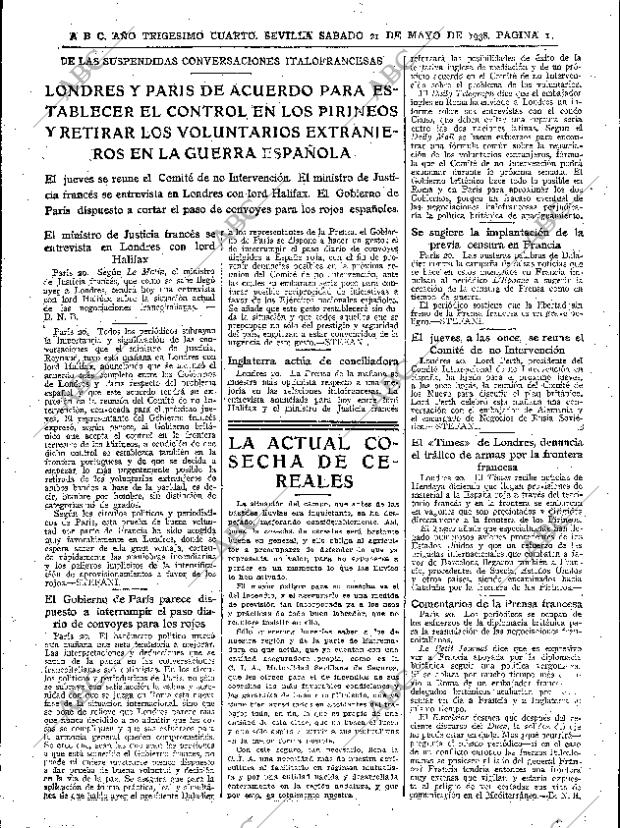 ABC SEVILLA 21-05-1938 página 11