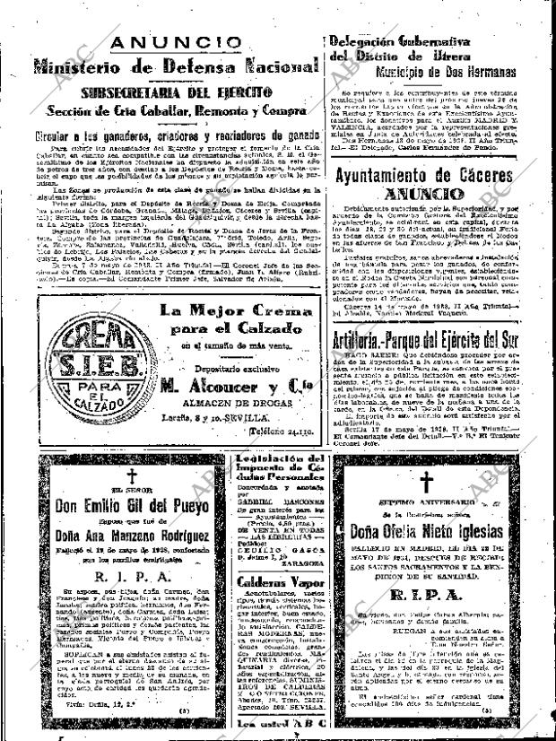 ABC SEVILLA 21-05-1938 página 30