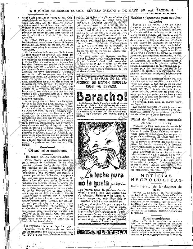 ABC SEVILLA 21-05-1938 página 8