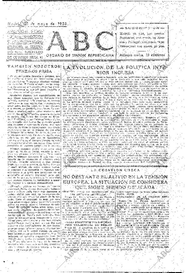 ABC MADRID 25-05-1938 página 2