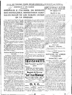 ABC SEVILLA 25-05-1938 página 13