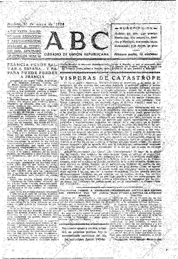 ABC MADRID 26-05-1938 página 2