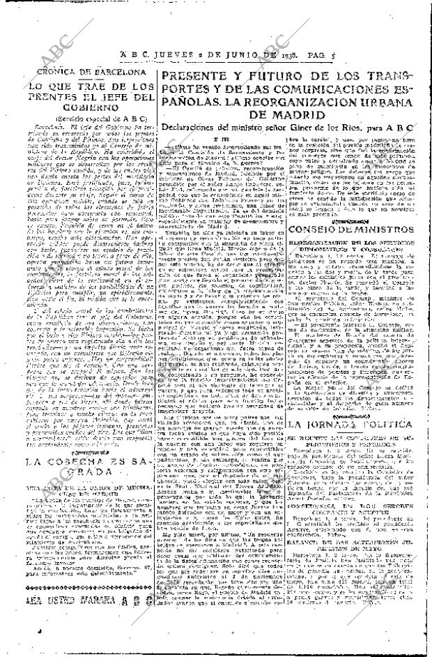 ABC MADRID 02-06-1938 página 5