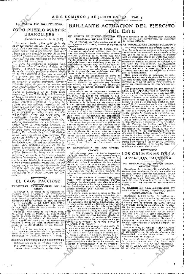 ABC MADRID 05-06-1938 página 5