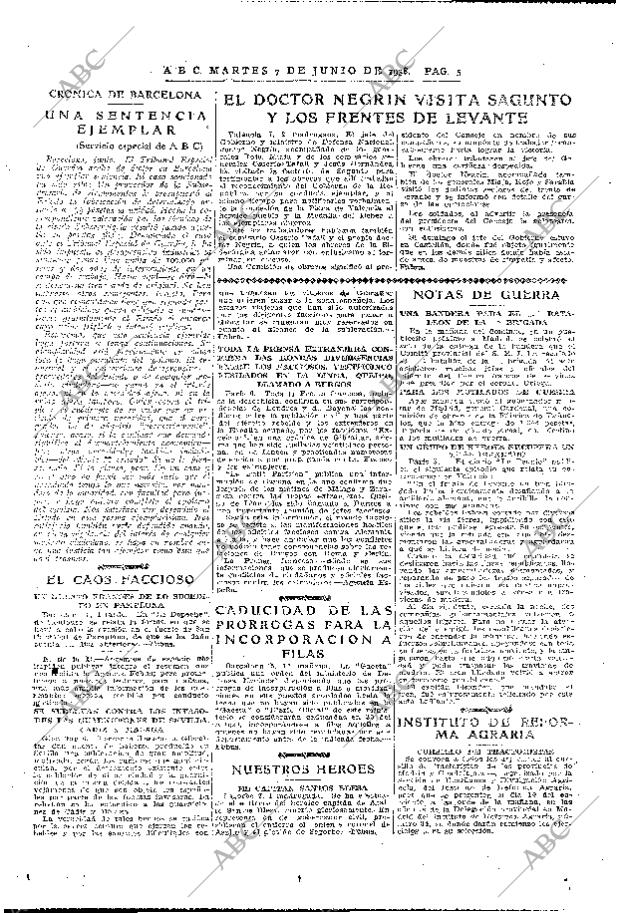 ABC MADRID 07-06-1938 página 5