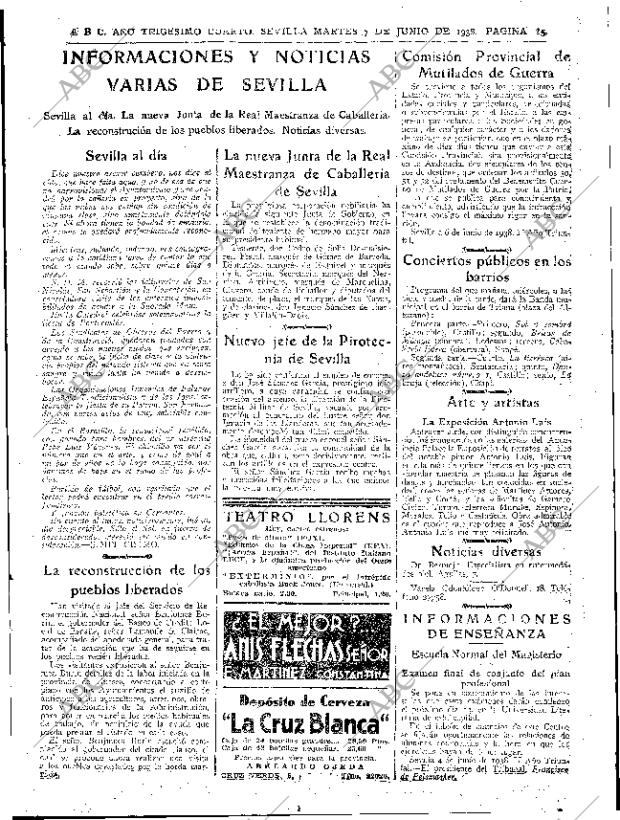 ABC SEVILLA 07-06-1938 página 15