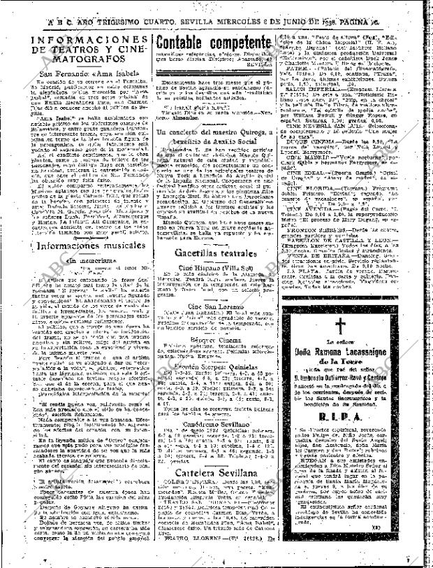 ABC SEVILLA 08-06-1938 página 16