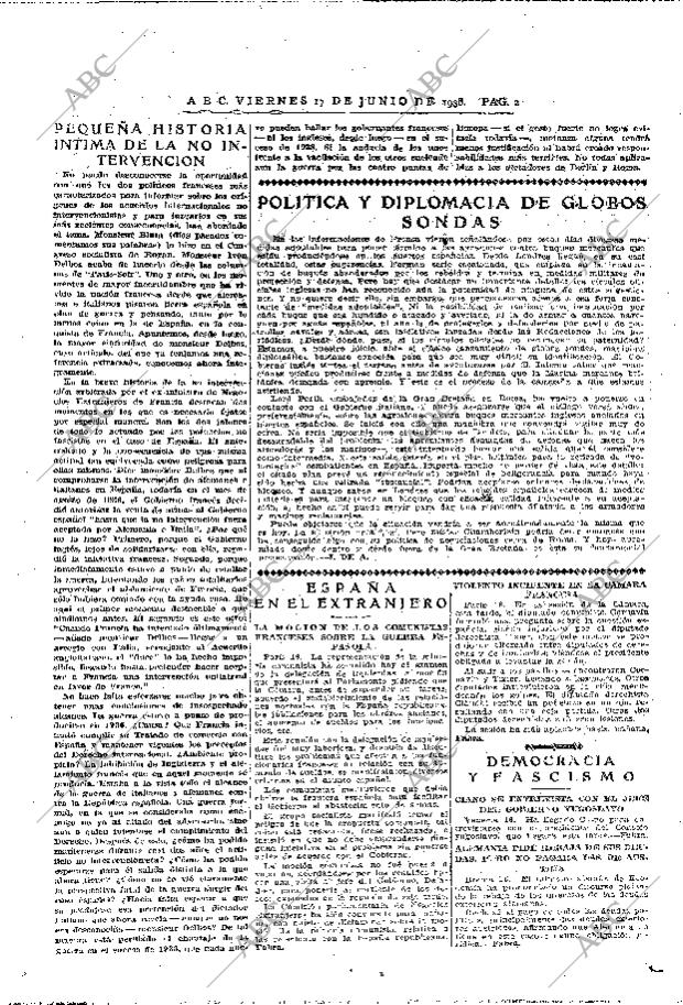 ABC MADRID 17-06-1938 página 2
