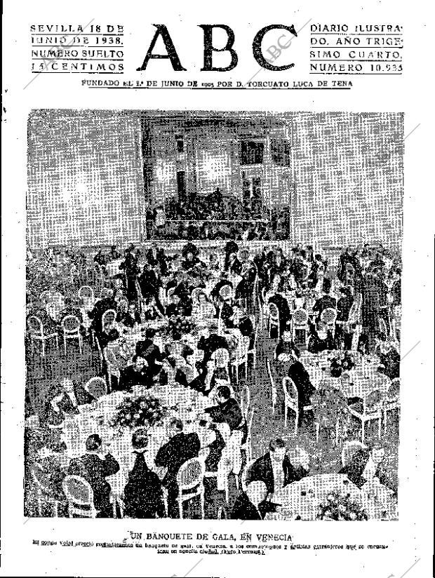 ABC SEVILLA 18-06-1938 página 1