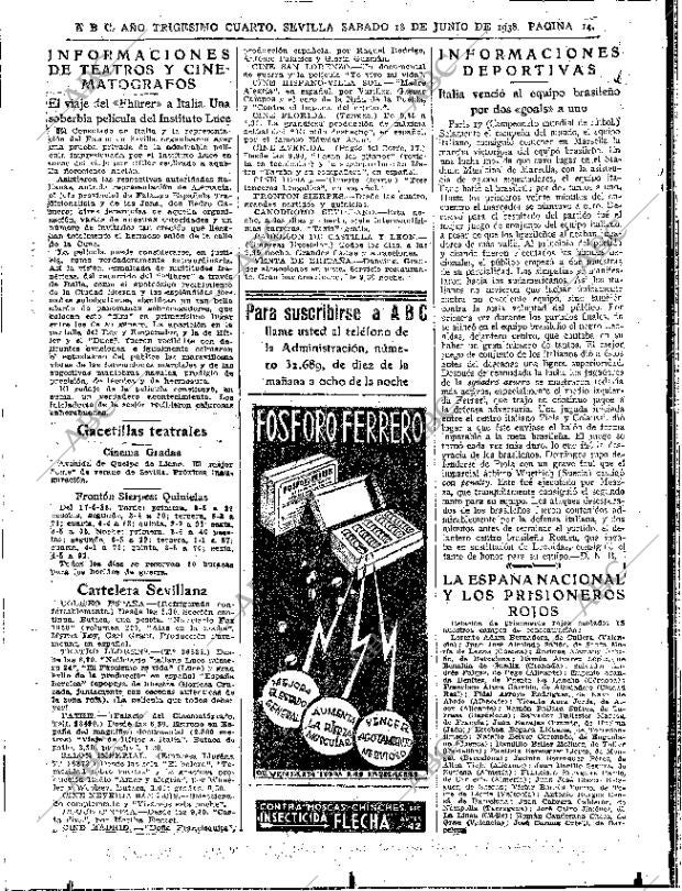 ABC SEVILLA 18-06-1938 página 14
