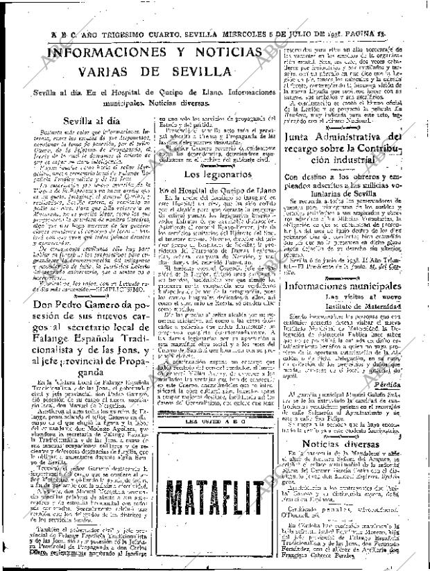 ABC SEVILLA 06-07-1938 página 13