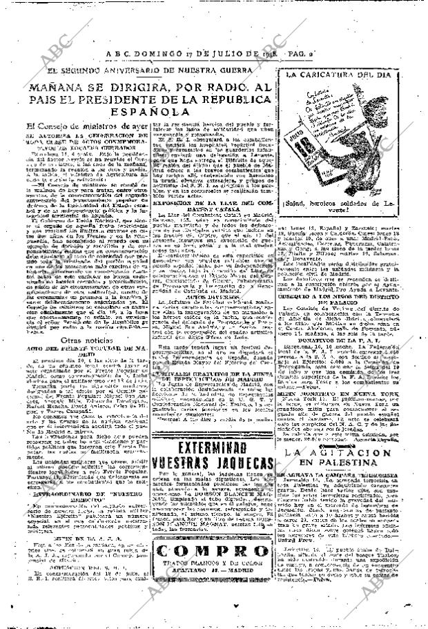 ABC MADRID 17-07-1938 página 2