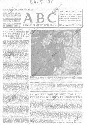 ABC MADRID 24-07-1938 página 1