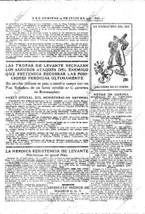 ABC MADRID 24-07-1938 página 2