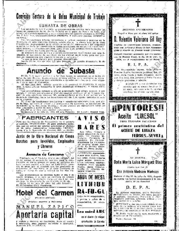 ABC SEVILLA 24-07-1938 página 16