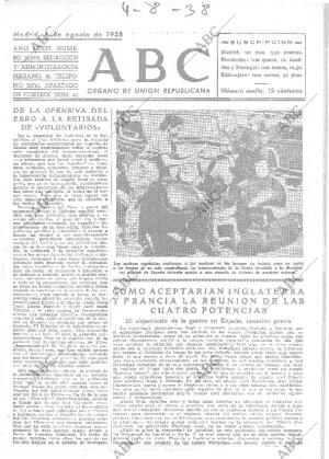 ABC MADRID 04-08-1938 página 1