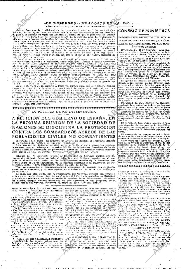 ABC MADRID 12-08-1938 página 2