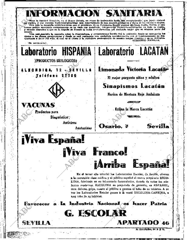 ABC SEVILLA 12-08-1938 página 6