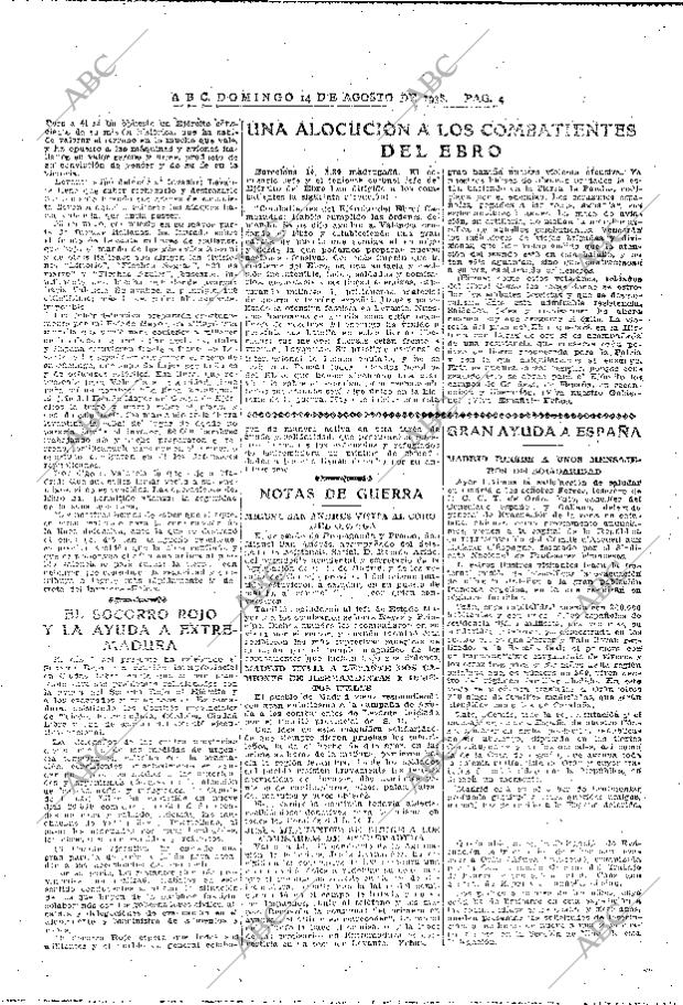 ABC MADRID 14-08-1938 página 4