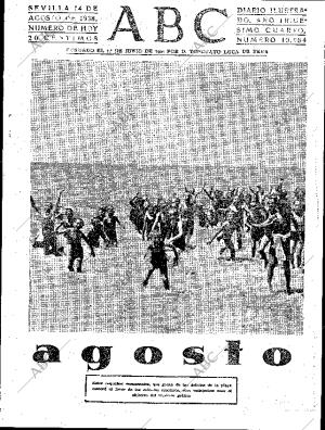 ABC SEVILLA 14-08-1938 página 1