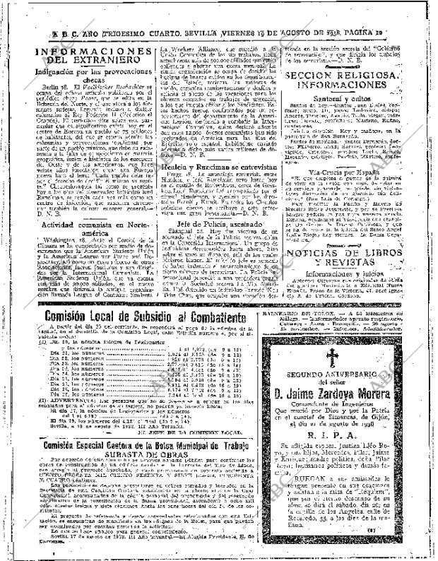 ABC SEVILLA 19-08-1938 página 12