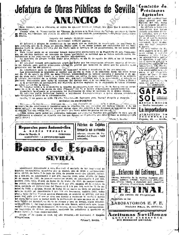 ABC SEVILLA 19-08-1938 página 15