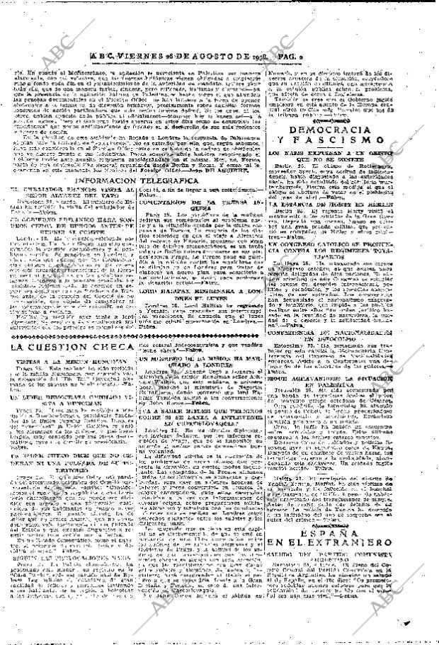 ABC MADRID 26-08-1938 página 2