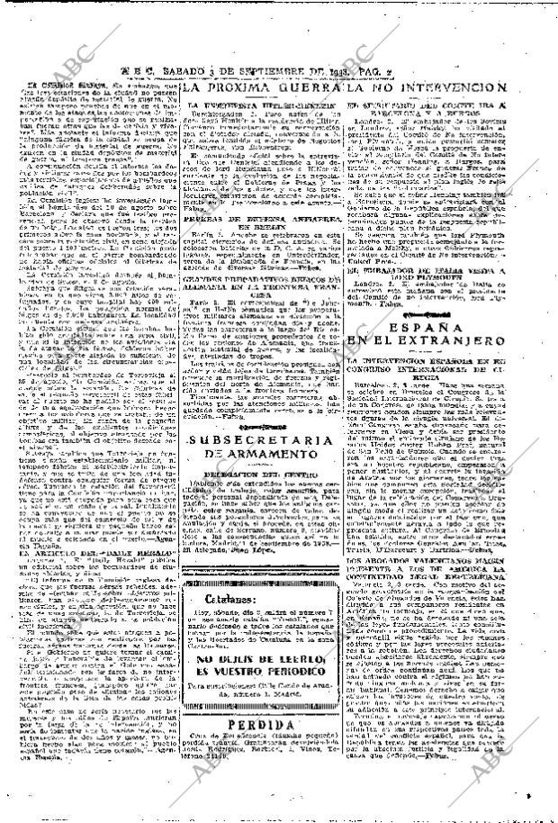 ABC MADRID 03-09-1938 página 2