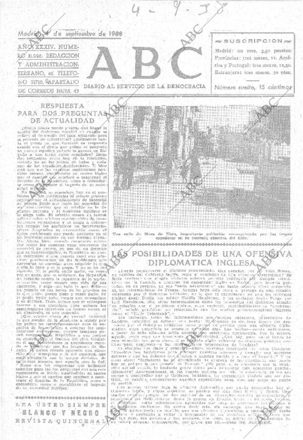 ABC MADRID 04-09-1938 página 1