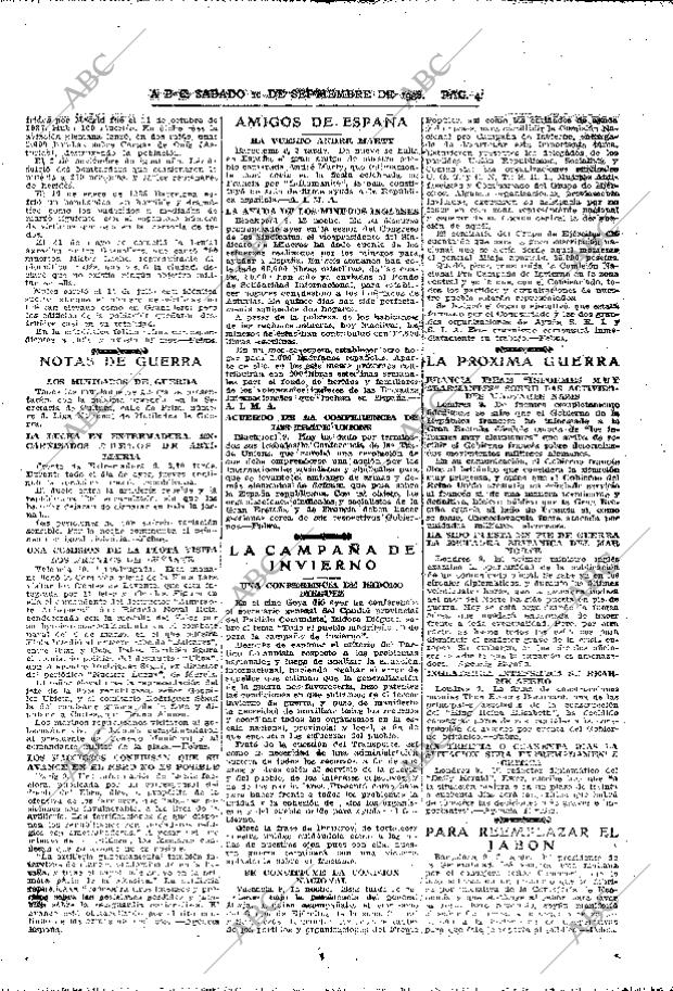 ABC MADRID 10-09-1938 página 4