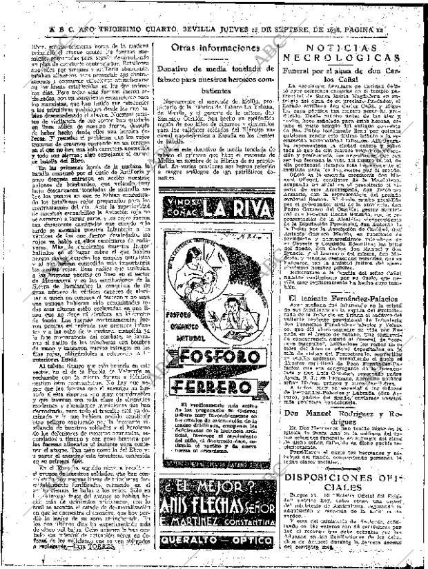 ABC SEVILLA 22-09-1938 página 12