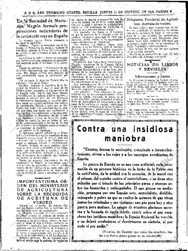 ABC SEVILLA 22-09-1938 página 8